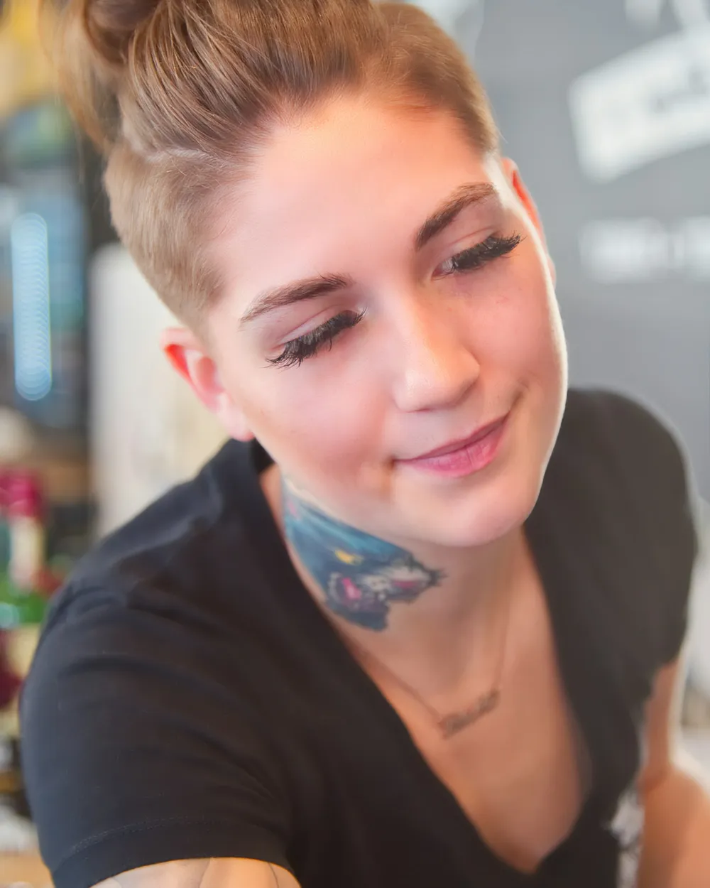 Porträt von Barberhaar, Inhaberin von Hair Vision